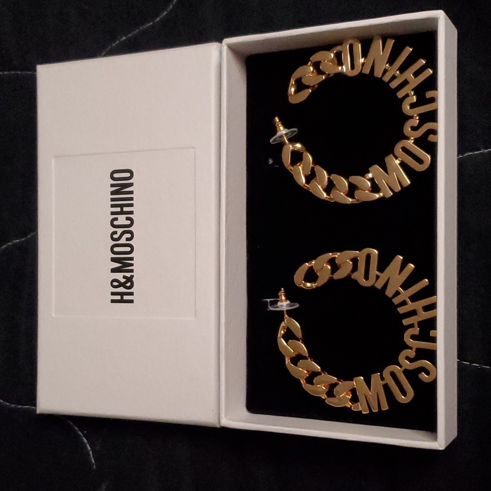Moschino Gold earrings